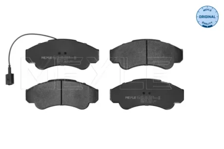 Колодки гальмівні (передні) Citroen Jumper/Fiat Ducato/Peugeot Boxer 02- R16 025 239 1919/W MEYLE 025-239-1919-W