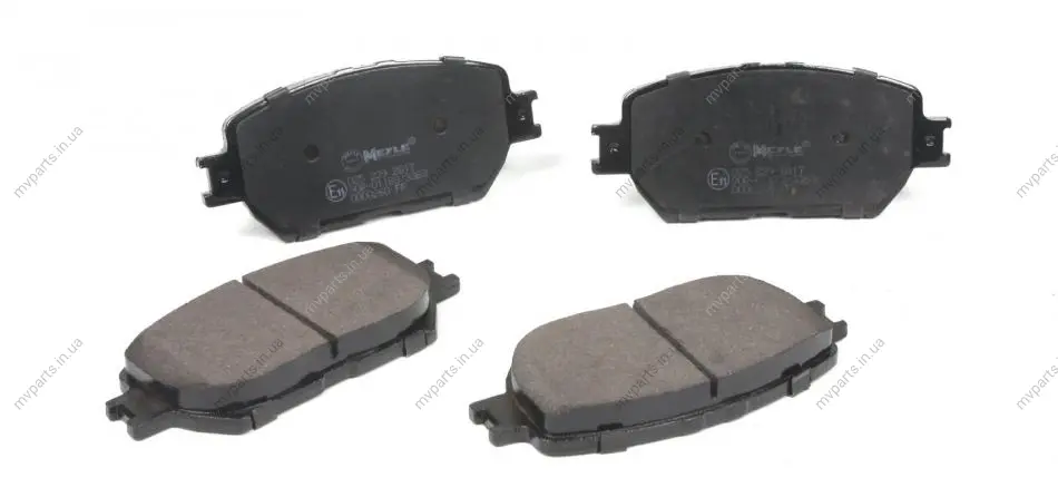 Колодки гальмівні (передні) Toyota Camry 01-06 (131.6x58.3) 025 239 2817 MEYLE 025-239-2817 (фото 1)
