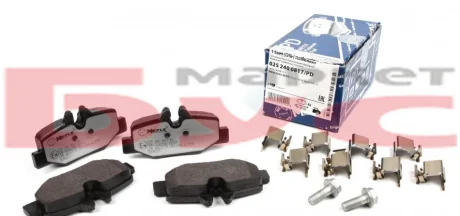 Колодки гальмівні (задні) MB Vito (W639) 03- (Platinum) 025 240 0817/PD MEYLE 025-240-0817-PD