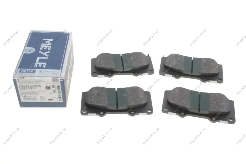 Колодки гальмівні (передні) Toyota Land Cruiser/Lexus GX 02- (Sumitomo) 025 240 2417/PD MEYLE 025-240-2417-PD (фото 1)