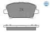 Колодки гальмівні (передні) Honda Civic VIII 05- (Хетчбек) 025 240 8717/W MEYLE 025-240-8717-W (фото 3)