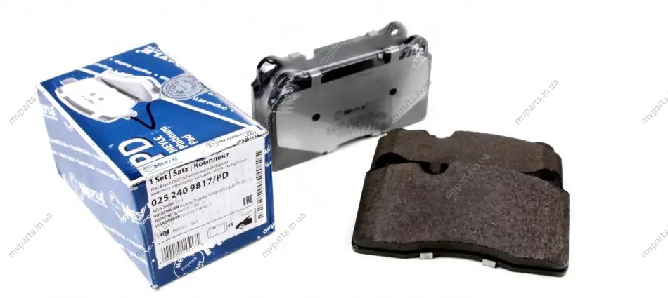 Колодки гальмівні (передні) VW Touareg 02- (Brembo) 025 240 9817/PD MEYLE 025-240-9817-PD (фото 1)