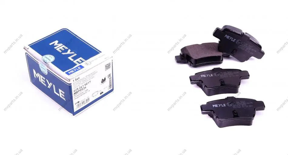 Колодки гальмівні (задні) Citroen C4/Peugeot 307 00- (Bosch) Q+ 025 241 5017 MEYLE 025-241-5017 (фото 1)