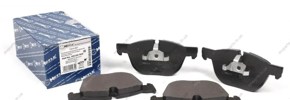 Колодки гальмівні (передні) BMW X5/X6 07- 025 241 7019 MEYLE 025-241-7019 (фото 1)