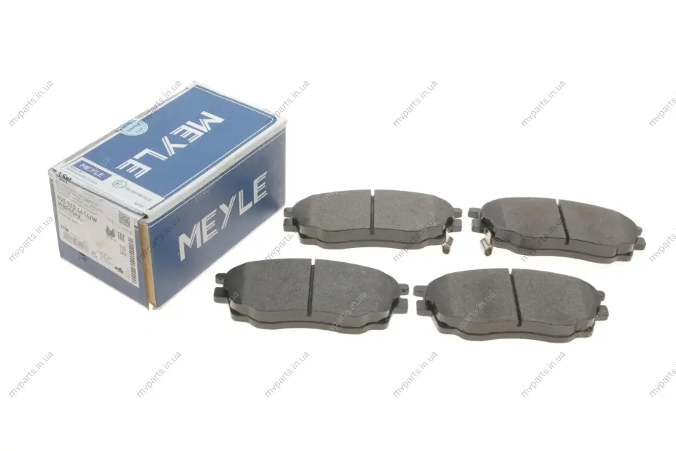 Колодки гальмівні (передні) Mazda 6 02-07 (131.2x56) 025 242 4616/W MEYLE 025-242-4616-W (фото 1)