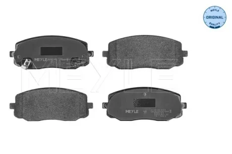 Колодки гальмівні (передні) Hyundai I10 08-/Kia Picanto 04- (Mando) 025 242 7516/W MEYLE 025-242-7516-W