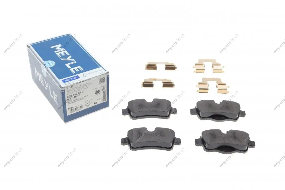 Колодки гальмівні (задні) Mini (R50/R53/R56)/Roadster (R59)/Clubman (R55) 06-06 025 242 8917 MEYLE 025-242-8917 (фото 1)