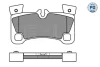 Колодки гальмівні (задні) Audi Q7/ Porsche Cayenne/ VW Touareg 04-10 025 242 9616/PD MEYLE 025-242-9616-PD (фото 2)