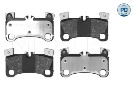 Колодки гальмівні (задні) Audi Q7/ Porsche Cayenne/ VW Touareg 04-10 025 242 9616/PD MEYLE 025-242-9616-PD