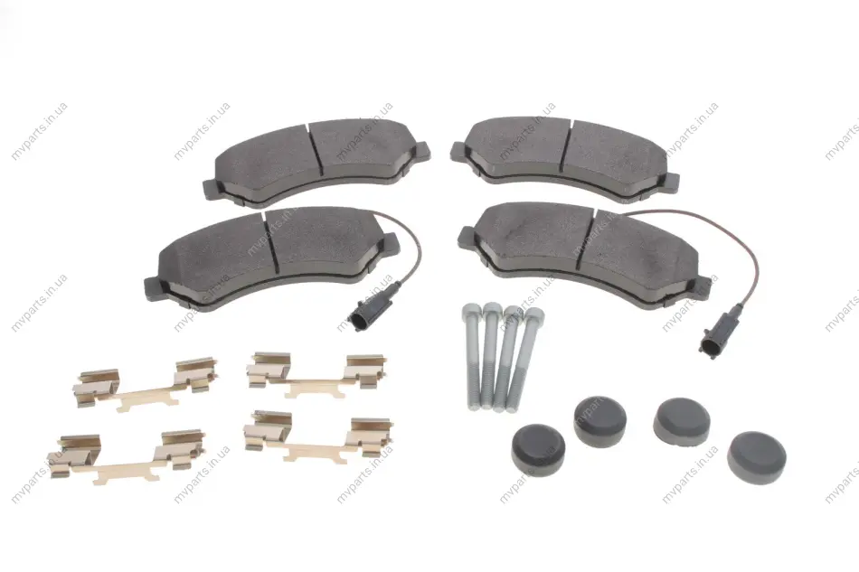 Колодки гальмівні (передні) Citroen Jumper/Fiat Ducato/Peugeot Boxer 2.0-3.0HDi 06- R16 025 244 6619/W2 MEYLE 025-244-6619-W2 (фото 1)