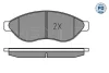 Колодки гальмівні (передні) Citroen Jumper/Fiat Ducato/Peugeot Boxer 06- (Brembo)/(з датчиком) 025 244 6819-1/PD MEYLE 025-244-6819-1-PD (фото 3)