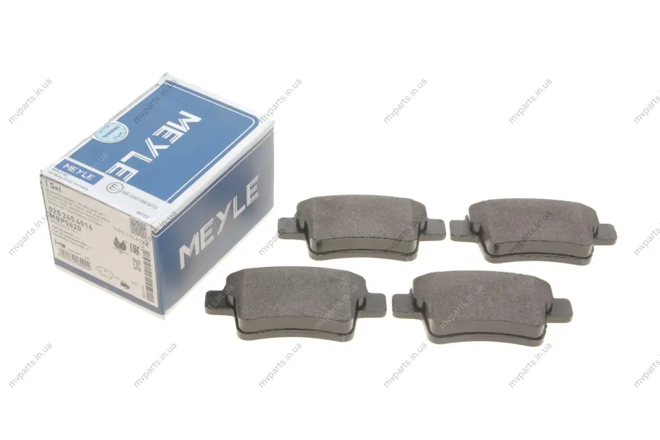 Колодки гальмівні (задні) Citroen C4/Peugeot 408 06- (Bosch) Q+ 025 245 4016 MEYLE 025-245-4016 (фото 1)