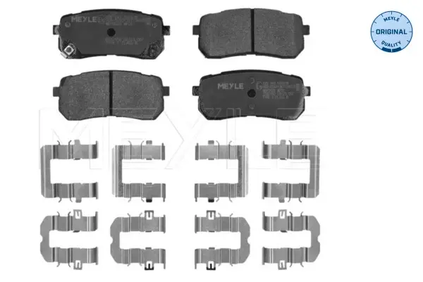 Колодки гальмівні (задні) Hyundai H-1/Starex 08-/Kia Carnival 06- 025 245 5915/W MEYLE 025-245-5915-W (фото 1)