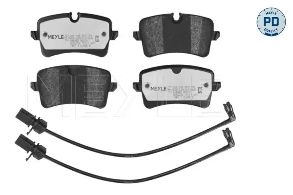 Колодки гальмівні (задні) Audi A4/A5/Q5 07- (з датчиком) (TRW) 025 246 0617/PD MEYLE 025-246-0617-PD (фото 1)