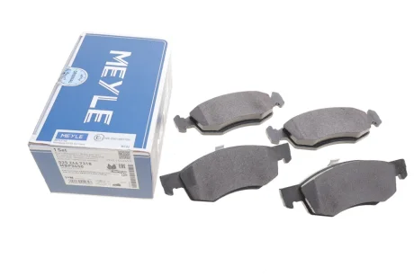Колодки гальмівні (передні) Renault Logan I 04-/Nissan NP200 08- 1.4-1.6 025 246 7318 MEYLE 025-246-7318