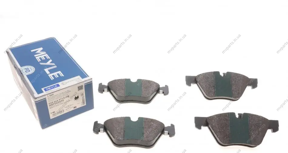 Колодки гальмівні (передні) BMW 5 (F10/F11) 09-16 (Ate) 025 246 9719/PD MEYLE 025-246-9719-PD (фото 1)