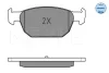 Колодки гальмівні (передні) Honda Accord VIII 08- 025 247 9617/W MEYLE 025-247-9617-W (фото 3)