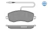 Колодки гальмівні (передні) Citroen C8/Peugeot 807 2.0/2.2 HDi 06- 025 248 3919/W MEYLE 025-248-3919-W (фото 2)