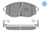 Колодки гальмівні (передні) Chevrolet Epica 2.0-2.5D 05- 025 248 6417/W MEYLE 025-248-6417-W (фото 2)