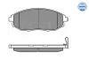 Колодки гальмівні (передні) Chevrolet Epica 2.0-2.5D 05- 025 248 6417/W MEYLE 025-248-6417-W (фото 4)