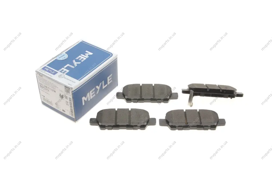 Колодки гальмівні (задні) Infiniti EX/Nissan Cube/Juke/Leaf/Renault Koleos/Suzuki Grand Vitara 05- 025 248 7113/W MEYLE 025-248-7113-W (фото 1)