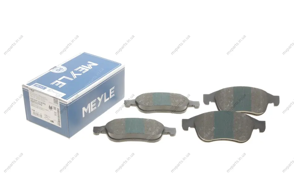 Колодки гальмівні (передні) Renault Fluence/Megane/Scenic 08- 025 249 1418/PD MEYLE 025-249-1418-PD (фото 1)