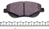 Колодки гальмівні (передні) Toyota Avensis 2.2D 09- (150.7x19) 025 249 4619/W MEYLE 025-249-4619-W (фото 3)