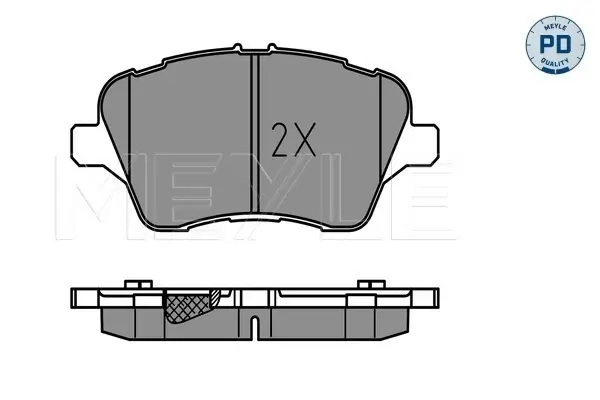 Колодки гальмівні (передні) Ford Courier 14- (TRW) 025 251 3417/PD MEYLE 025-251-3417-PD (фото 1)