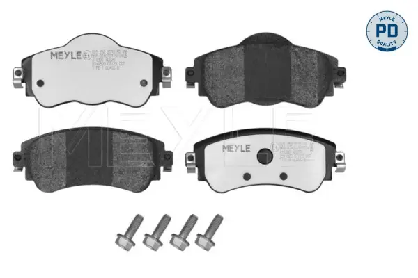 Колодки гальмівні (передні) Citroen C4 09-/DS4 11-15 (PREMIUM) 025 252 2018/PD MEYLE 025-252-2018-PD (фото 1)