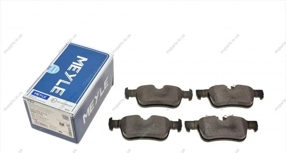 Колодки гальмівні (задні) BMW 2 (F44/46)/ i3 (I01)X1 (F48)/X2 (F39)/ Mini Clubman (F54) 13- 025 253 3116 MEYLE 025-253-3116 (фото 1)