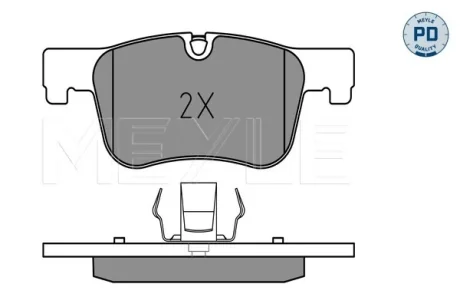 Колодки гальмівні (передні) BMW 1 (F20)/3 (F30)/4 (F32) 10- (PREMIUM) 025 255 0618/PD MEYLE 025-255-0618-PD