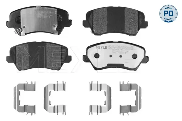Колодки гальмівні (передні) Hyundai Elantra 10-/ i30 11-/ Kia Ceed 12- (Bosch) (PREMIUM) 025 256 9218/PD MEYLE 025-256-9218-PD (фото 1)