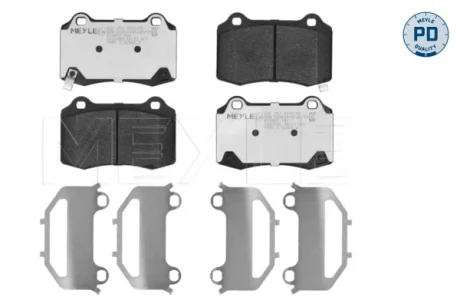 Колодки гальмівні (задні) Tesla Model S/X 13-/Jeep Grand Cherokee IV 10- 025 257 4315/PD MEYLE 025-257-4315-PD