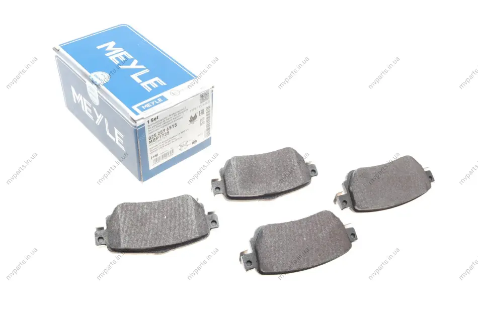 Колодки гальмівні (задні) Nissan Qashqai/ X-trail/ Renault Kadjar/ Koleos 13- (TRW) 025 259 6515 MEYLE 025-259-6515 (фото 1)