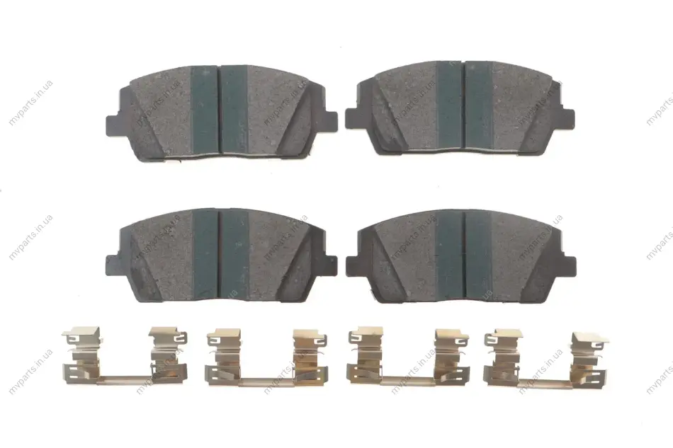 Колодки гальмівні (передні) Hyundai Santa Fe/Palisade 18-/Kia Sorento 15-/Telluride 19- 025 261 5717/PD MEYLE 025-261-5717-PD (фото 1)