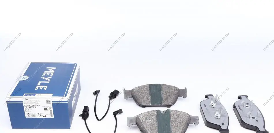 Колодки гальмівні (передні) Audi A6/A7/A8 10-18 025 261 5820/PD MEYLE 025-261-5820-PD (фото 1)