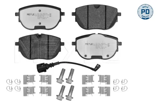 Колодки гальмівні (передні) VW T6 15- 025 262 6818/PD MEYLE 025-262-6818-PD (фото 1)
