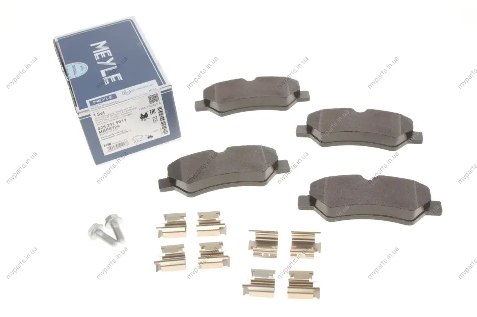 Колодки гальмівні (задні) MB Sprinter 209-319 CDI/VW Crafter 30-35 06- 025 291 9019 MEYLE 025-291-9019 (фото 1)