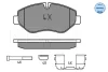 Колодки гальмівні (передні) Iveco Daily IV/V 06- 025 292 2920 MEYLE 025-292-2920 (фото 2)