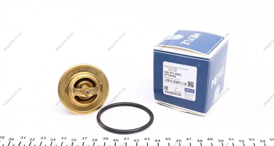 Термостат VW Caddy/Golf/Jetta.Passat 1.5-2.0 73-98 (71°C) 028 271 0002 MEYLE 028-271-0002 (фото 1)