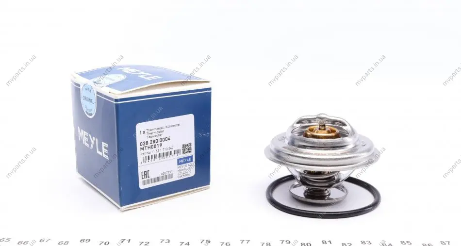 Термостат BMW 3 (E30/E36)/5 (E34)/7 (E32) 2.0-3.5 i -94 (80°C) 028 280 0004 MEYLE 028-280-0004 (фото 1)