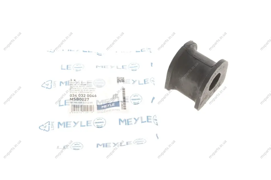 Втулка стабілізатора (переднього) MB Vito (W638) (d=24mm) 034 032 0046 MEYLE 034-032-0046 (фото 1)
