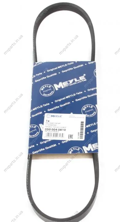 Ремінь генератора Nissan Almera/Primera/Sunny (4PK810) 050 004 0810 MEYLE 050-004-0810 (фото 1)