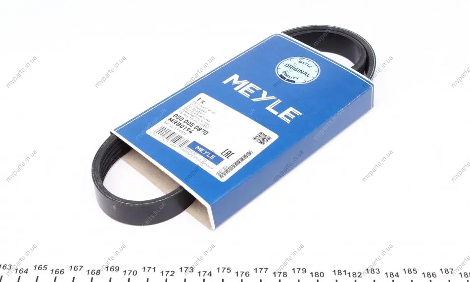 Ремінь генератора Daewoo Lanos/Subaru Impreza/Legacy/Forester 97- (5PK870) 050 005 0870 MEYLE 050-005-0870 (фото 1)