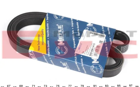Ремінь генератора Ford Connect 1.8TDCI (6PK1415) 050 006 1415 MEYLE 050-006-1415