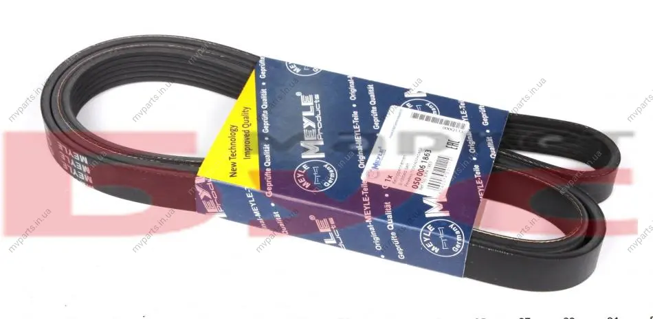 Ремінь генератора MB M111 (6PK1863) 050 006 1863 MEYLE 050-006-1863 (фото 1)