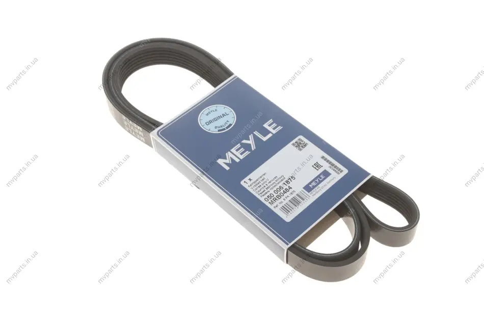 Ремінь генератора Audi/BMW/Chevrolet/MB/Opel (6PK1875) 050 006 1875 MEYLE 050-006-1875 (фото 1)