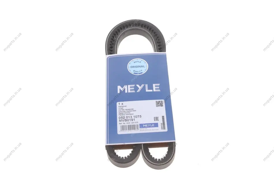 Ремінь генератора Iveco/Nissan/Volvo (13x1075) 052 013 1075 MEYLE 052-013-1075 (фото 1)