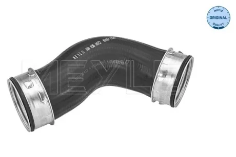 Патрубок інтеркулера (нижній) (L) Audi A3/Skoda Octavia/SuperB/VW Golf/Jetta/Passat 2.0D 03- (ззаду) 100 036 0072 MEYLE 100-036-0072