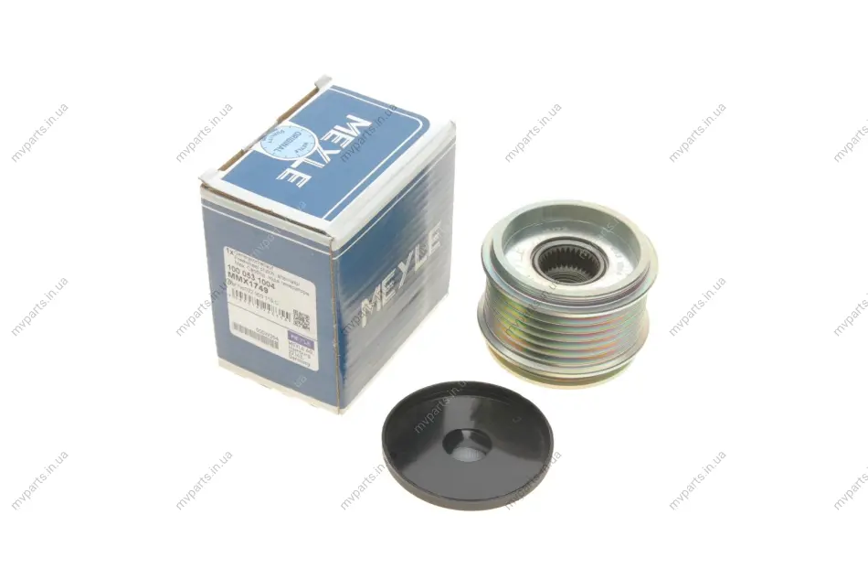 Шків генератора VW T5 1.9-2.0 TDI/Caddy VI 1.6/2.0 TDI/Crafter 2.0-2.5TDI 100 053 1004 MEYLE 100-053-1004 (фото 1)
